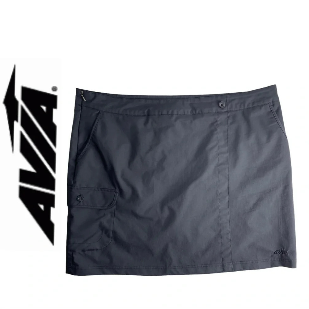 🛍️3/$40 Avia Golf  Black Skort Size XL